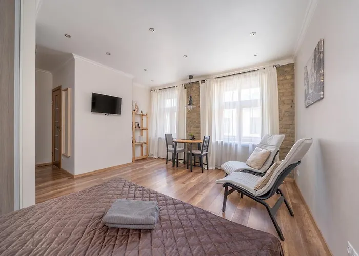 Top-floor With Courtyard View In Unesco Area, Murnieku Street 아파트 리가